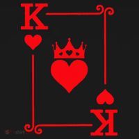 King Queen of Hearts Matching Couple King of Hearts T-Shirt thumb 7
