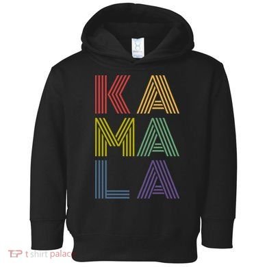 Kamala Retro 70s Vintage Toddler Hoodie