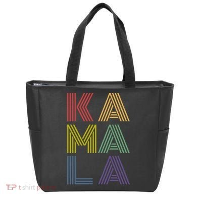 Kamala Retro 70s Vintage Tote Bag