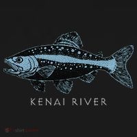 Kenai River Alaska King Salmon Fish Art Fishing Trip T-Shirt thumb 7