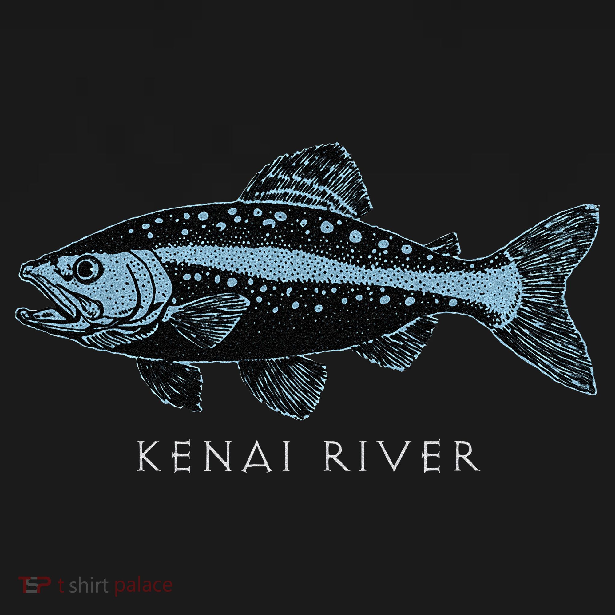 Kenai River Alaska King Salmon Fish Art Fishing Trip Women's Tank Top