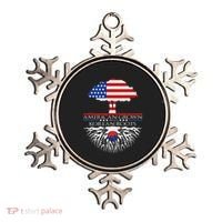 Korean Roots American Grown Tree Flag Us Korea Asian Ornament thumb 0