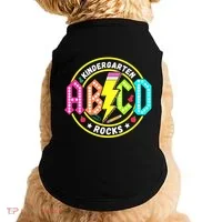 Kindergarten Rocks Back To School Doggie Tank thumb 0