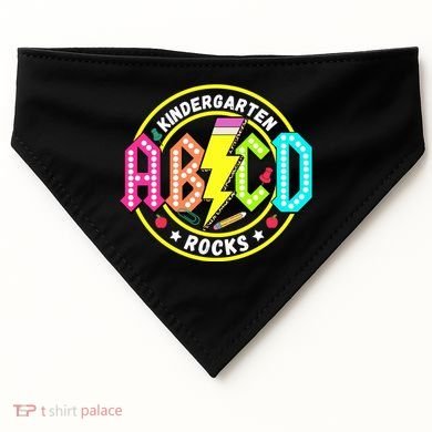 Kindergarten Rocks Back To School USA-Made Doggie Bandana