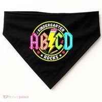 Kindergarten Rocks Back To School USA-Made Doggie Bandana thumb 0