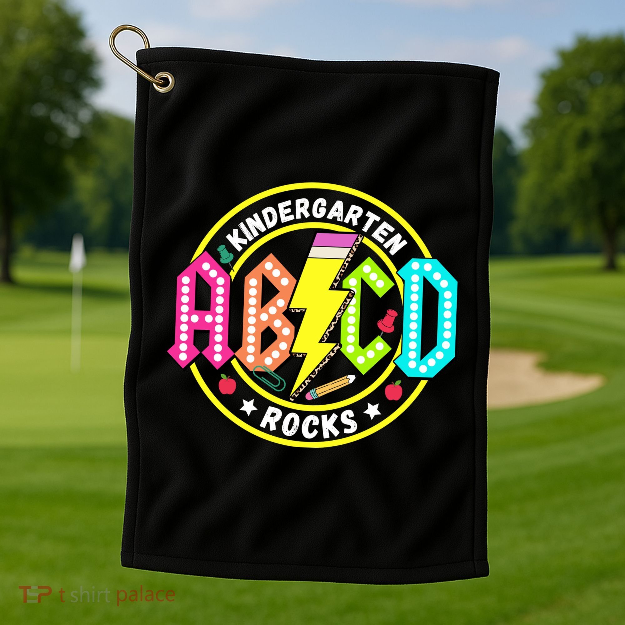 Kindergarten Rocks Back To School Golf Towel