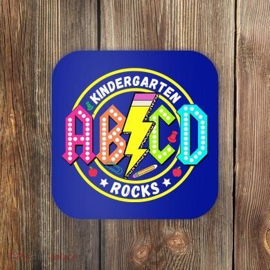 Kindergarten Rocks Back To School Coaster