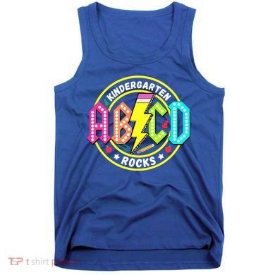 Kindergarten Rocks Back To School Tank Top