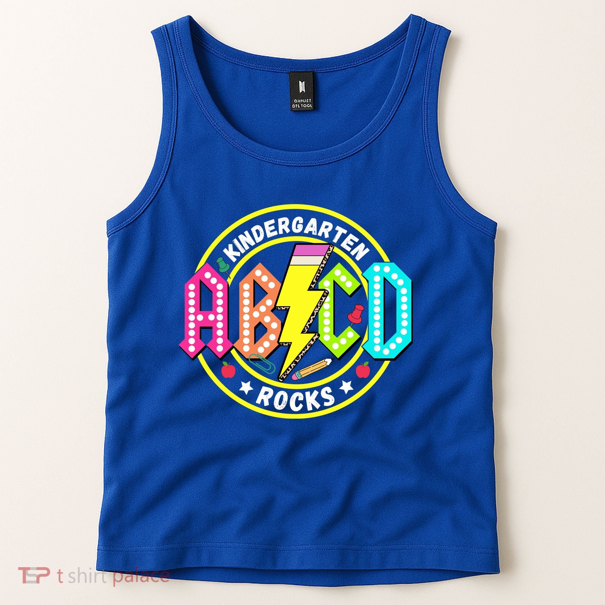 Kindergarten Rocks Back To School Tank Top