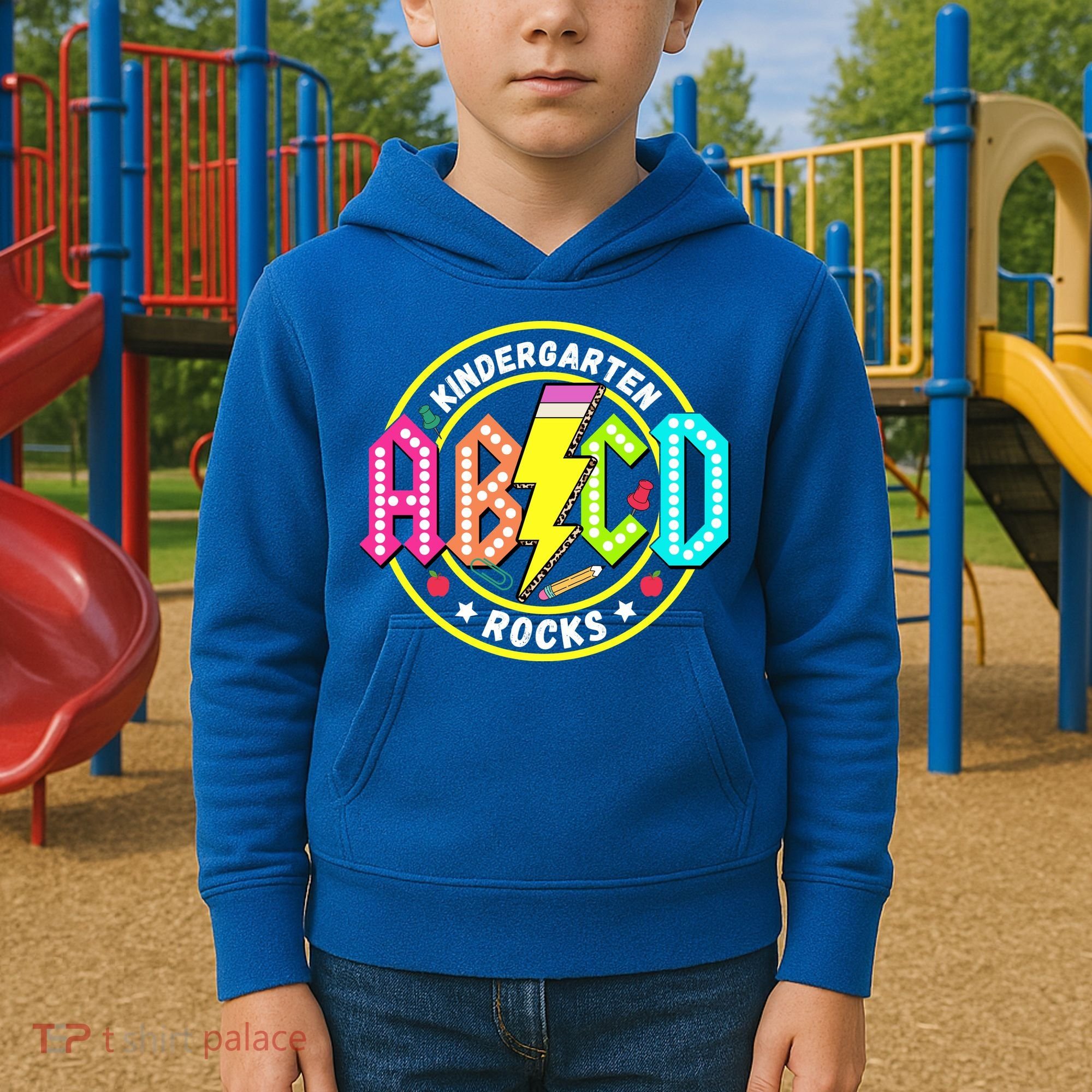 Kindergarten Rocks Back To School Kids Hoodie