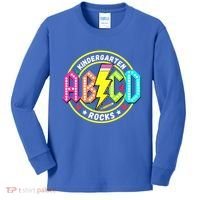 Kindergarten Rocks Back To School Kids Long Sleeve Shirt thumb 0