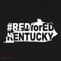 Kentucky Red For Ed Teacher Protest Women's Hoodie thumb 2