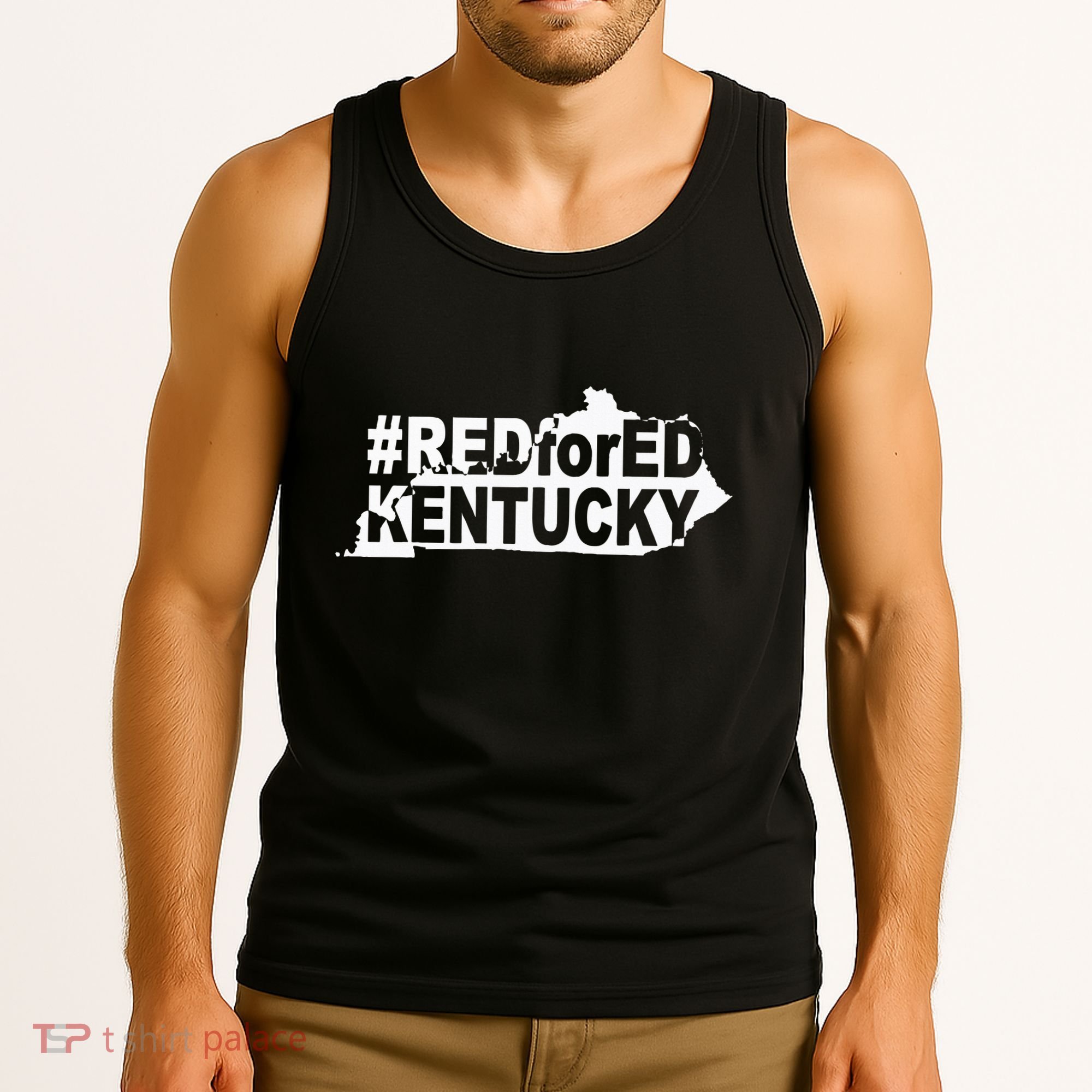 Kentucky Red For Ed Teacher Protest Tank Top