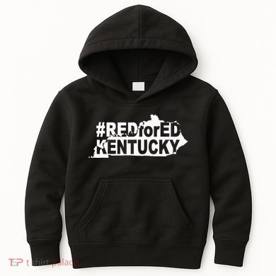 Kentucky Red For Ed Teacher Protest Kids Hoodie