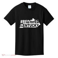 Kentucky Red For Ed Teacher Protest Kids T-Shirt thumb 0