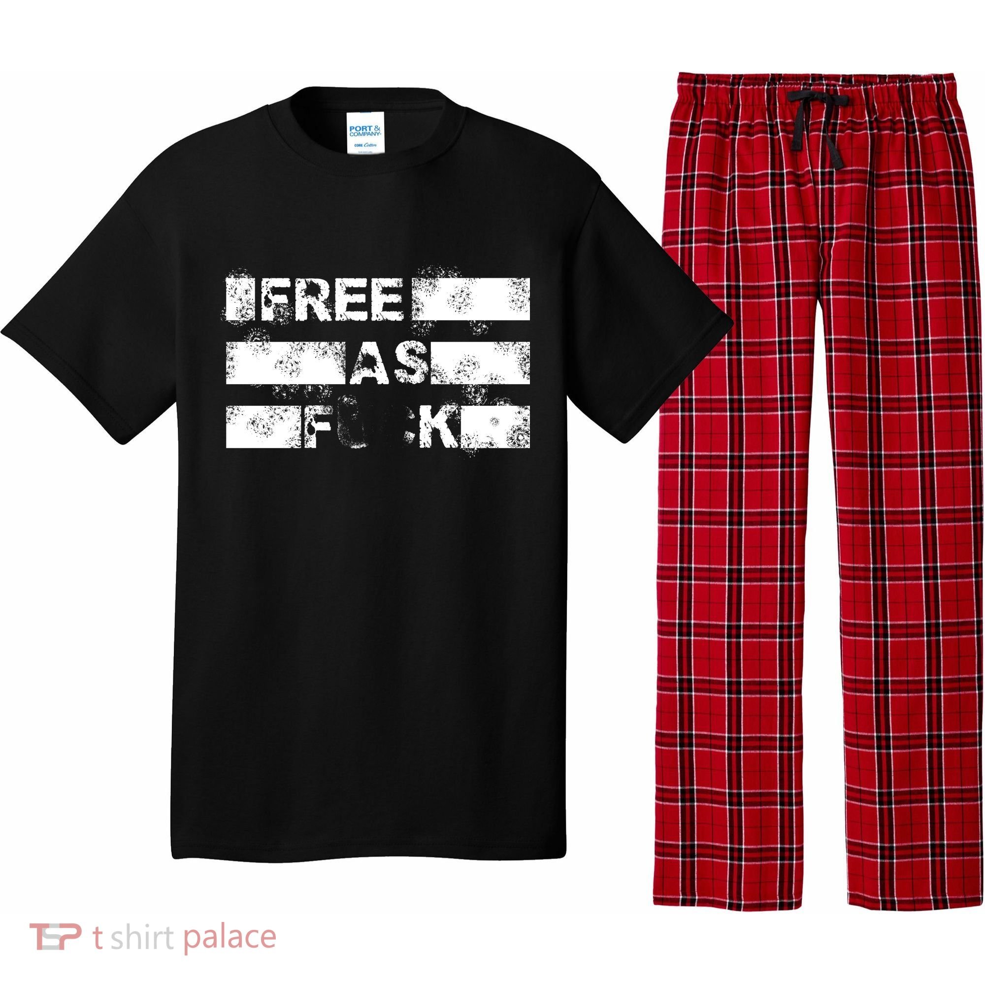 Kyle Rittenhouse Free As Fuck Pajama Set