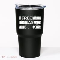 Kyle Rittenhouse Free As Fuck Tumbler thumb 0