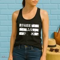 Kyle Rittenhouse Free As Fuck Women's Tank Top thumb 2