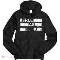 Kyle Rittenhouse Free As Fuck Tie Dye Hoodie thumb 0