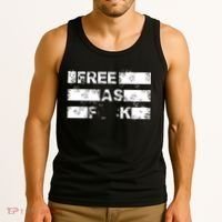 Kyle Rittenhouse Free As Fuck Tank Top thumb 3