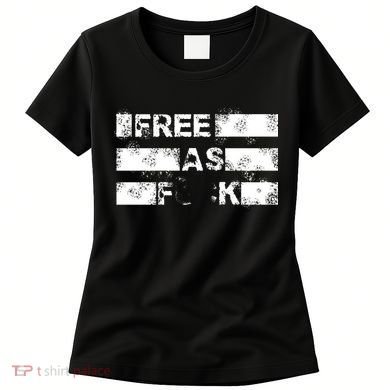 Kyle Rittenhouse Free As Fuck Women's T-Shirt