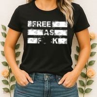 Kyle Rittenhouse Free As Fuck Women's T-Shirt thumb 2