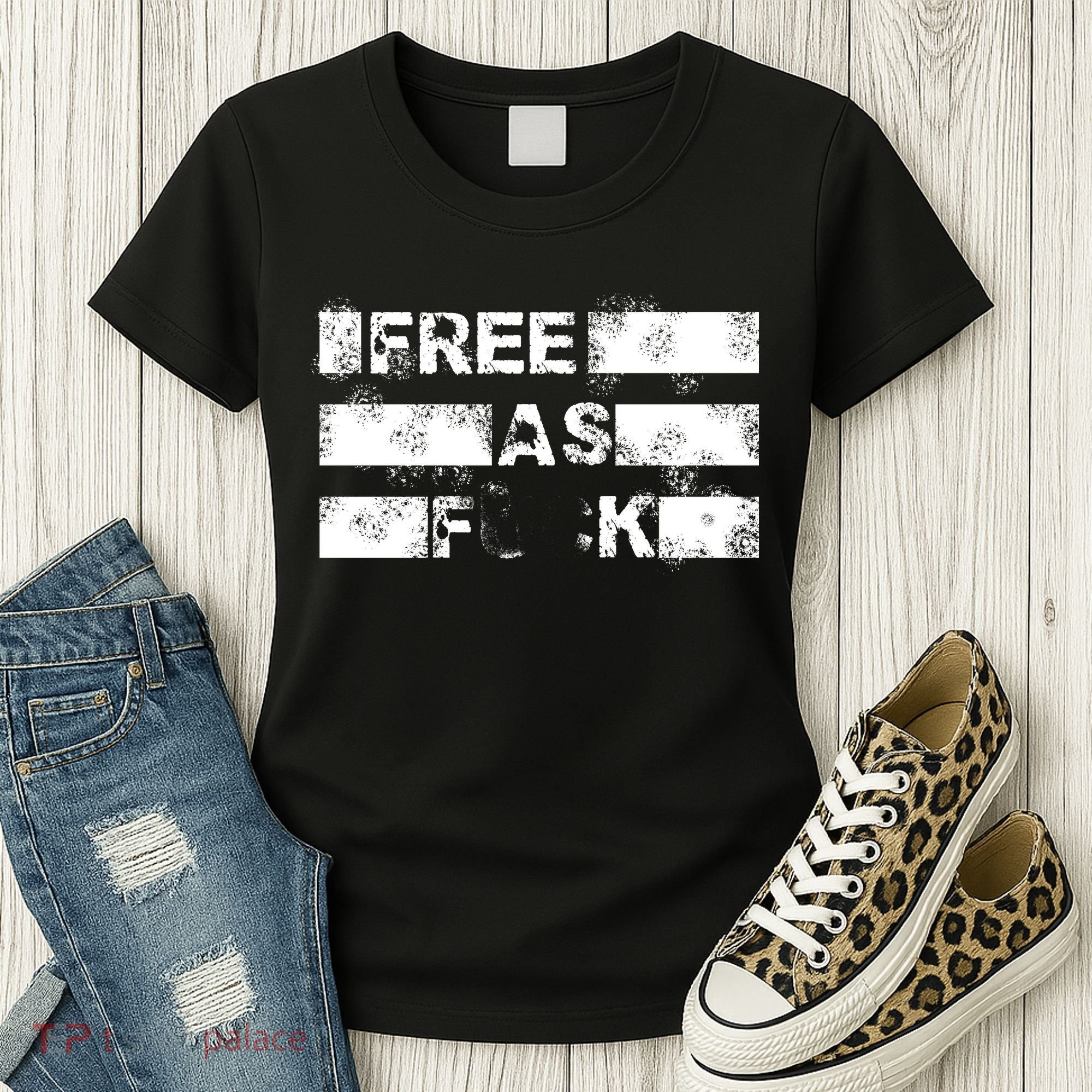 Kyle Rittenhouse Free As Fuck Women's T-Shirt