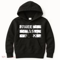 Kyle Rittenhouse Free As Fuck Kids Hoodie thumb 0
