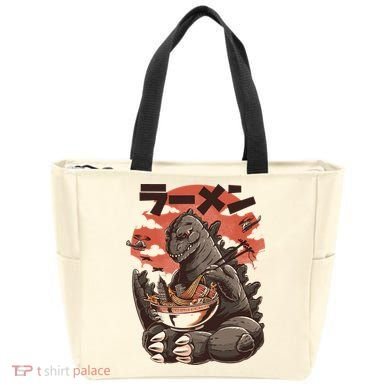 Kaiju's Ramen Sea Monster Tote Bag