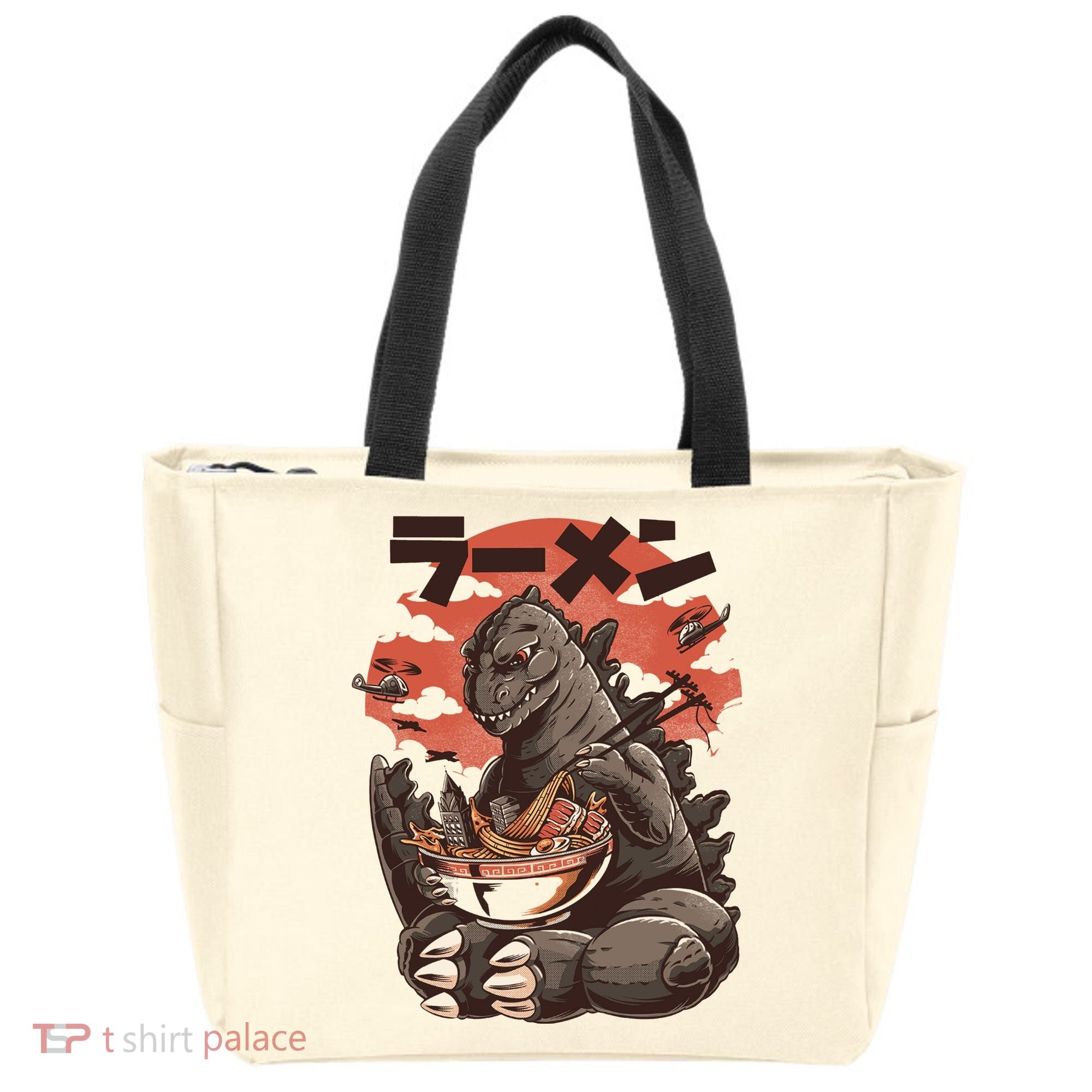 Kaiju's Ramen Sea Monster Tote Bag