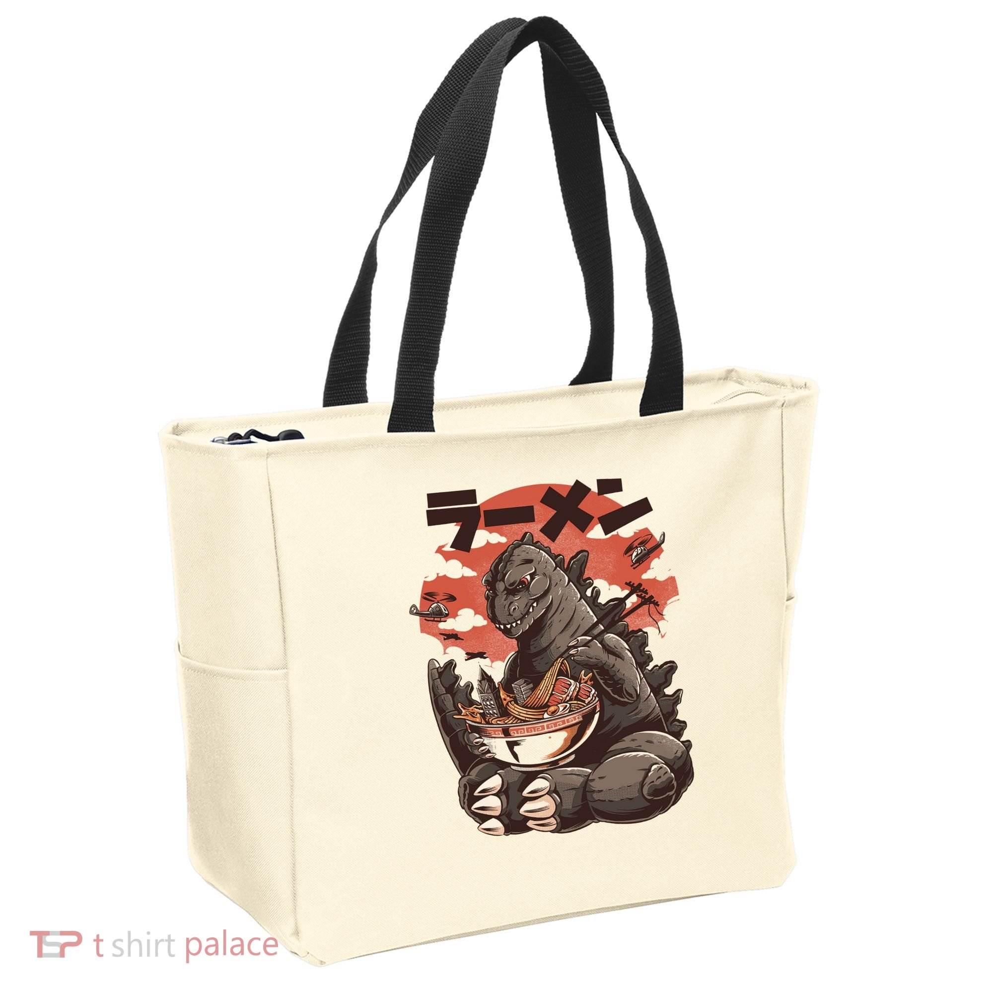 Kaiju's Ramen Sea Monster Tote Bag