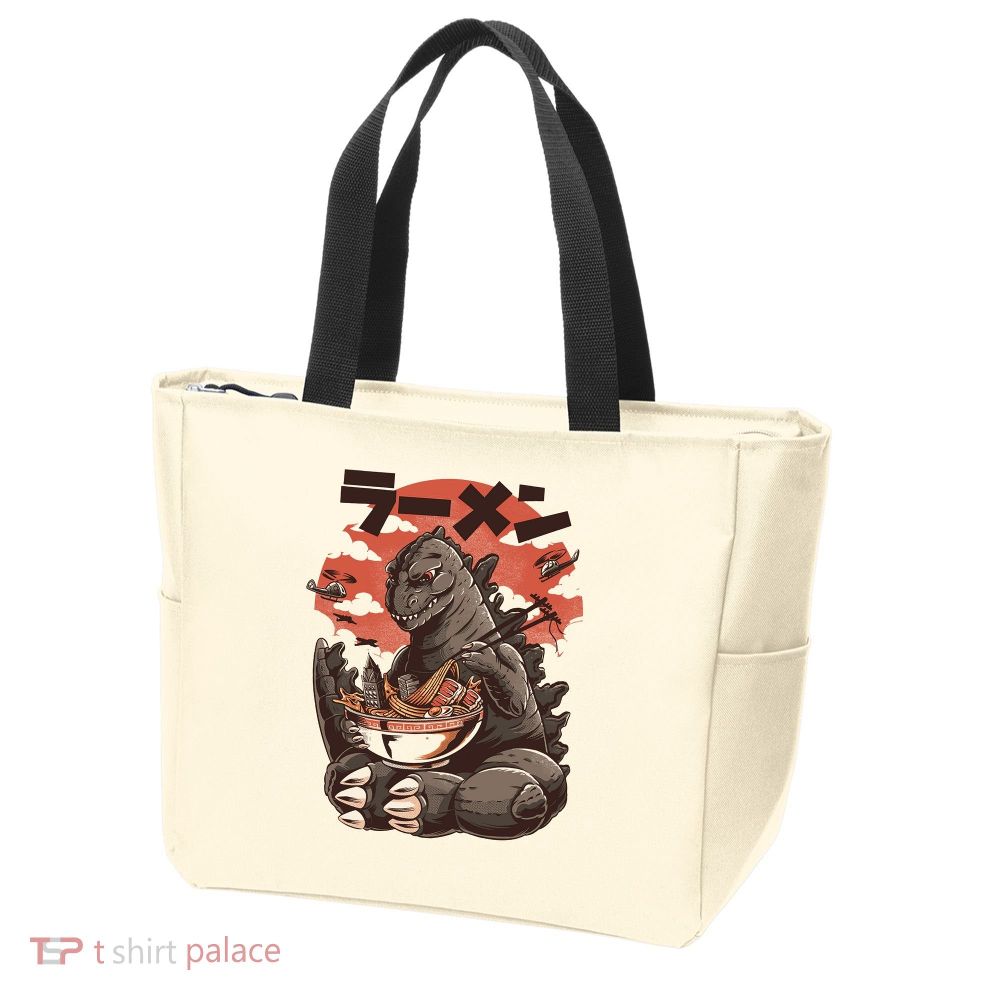 Kaiju's Ramen Sea Monster Tote Bag