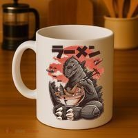 Kaiju's Ramen Sea Monster Coffee Mug thumb 4