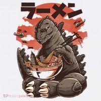 Kaiju's Ramen Sea Monster Women's Hoodie thumb 2