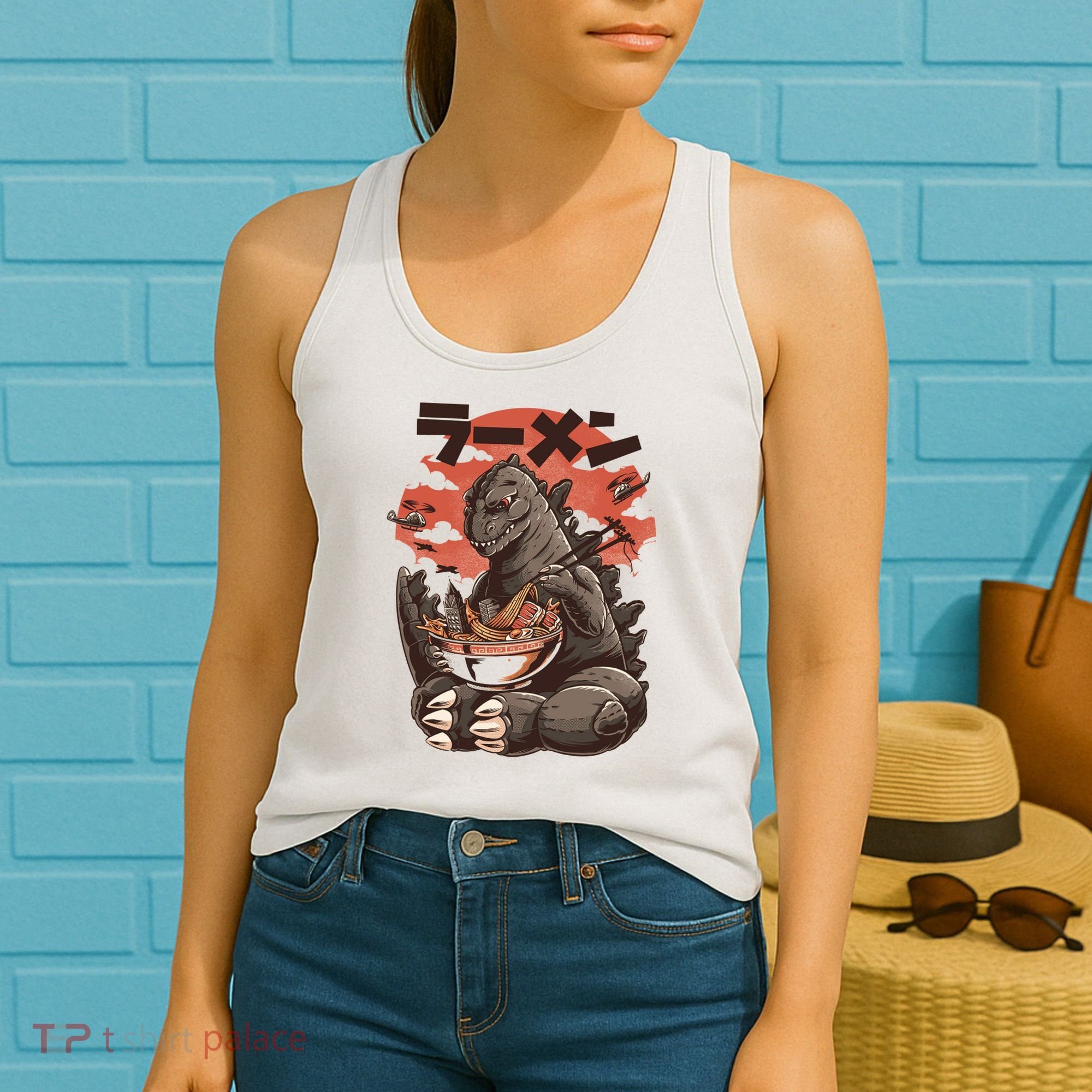 Kaiju's Ramen Sea Monster Women's Tank Top