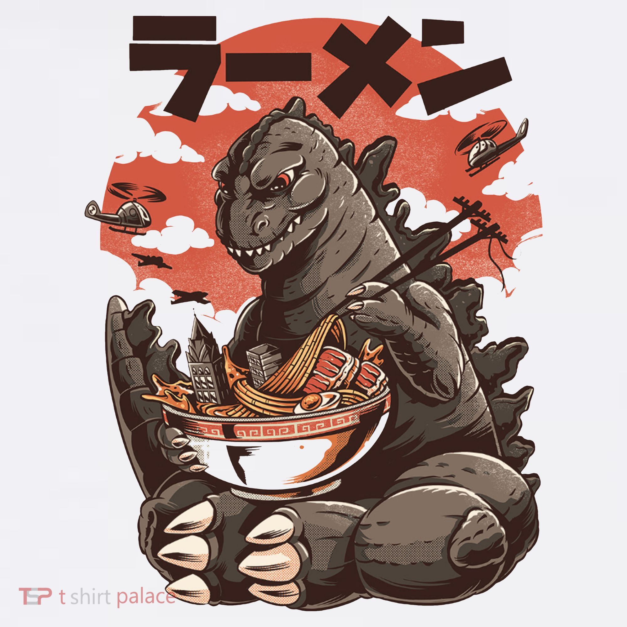 Kaiju's Ramen Sea Monster Women's Tank Top