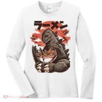 Kaiju's Ramen Sea Monster Women's Long Sleeve Shirt thumb 0
