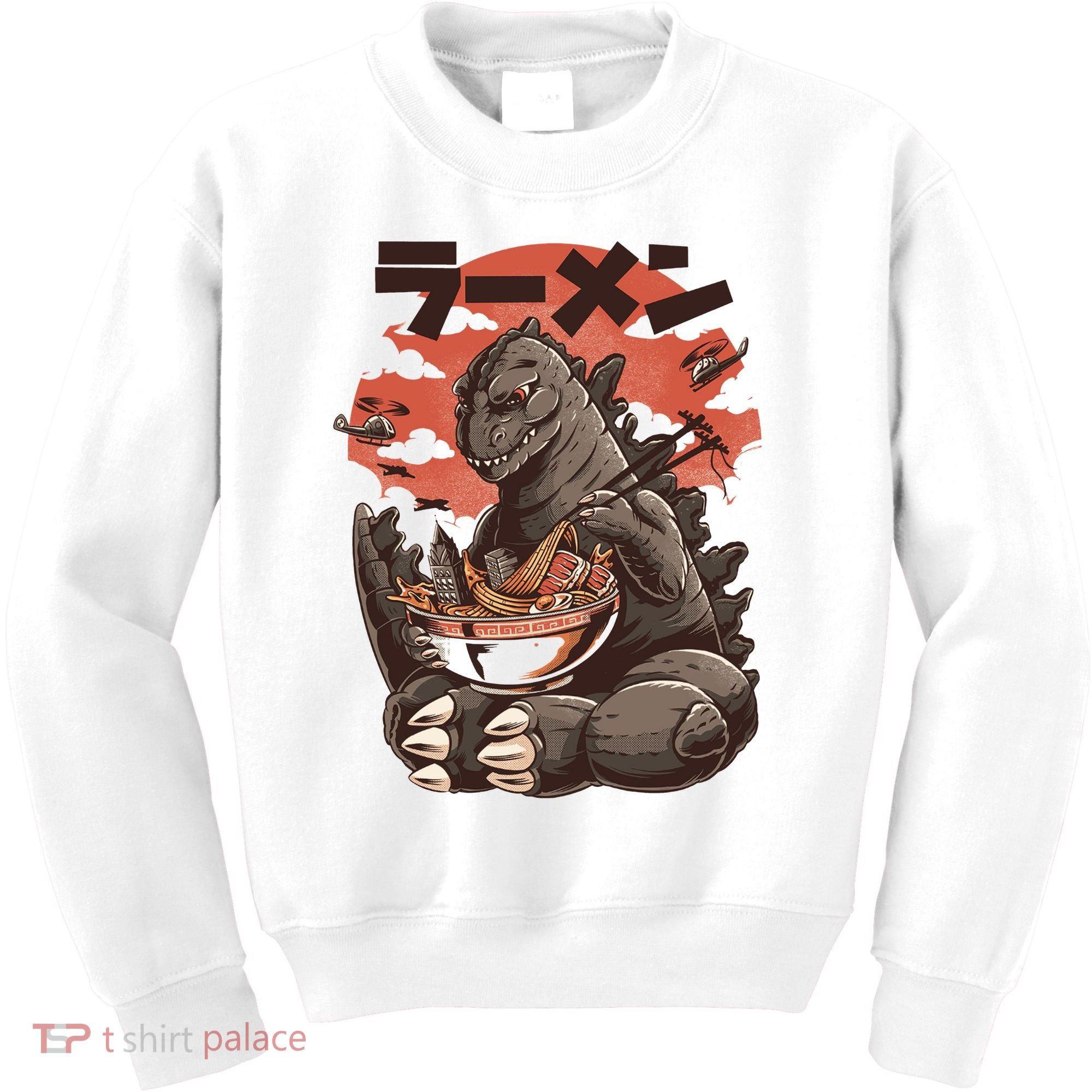 Kaiju's Ramen Sea Monster Kids Sweatshirt