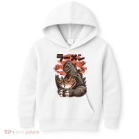 Kaiju's Ramen Sea Monster Kids Hoodie thumb 0