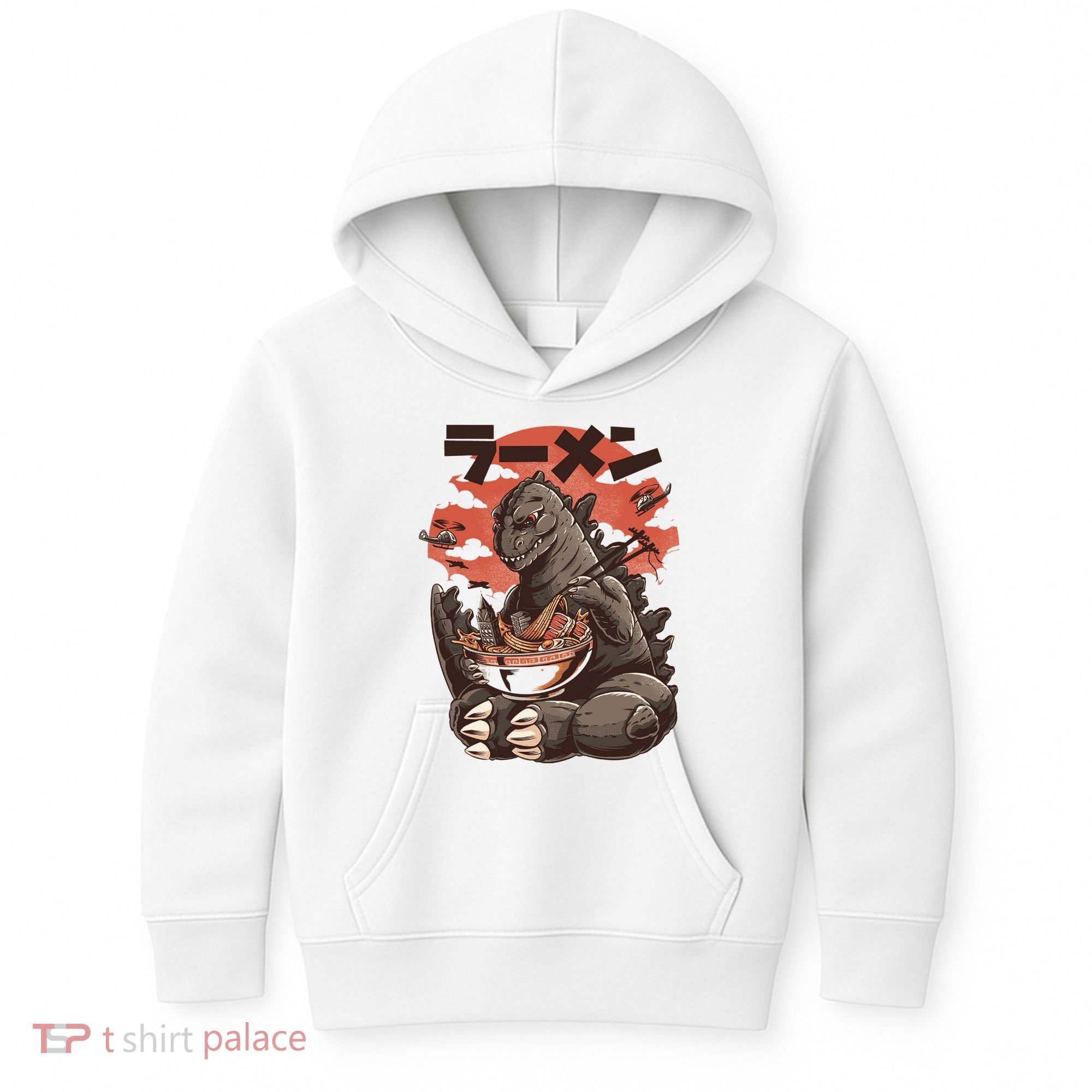 Kaiju's Ramen Sea Monster Kids Hoodie