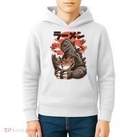 Kaiju's Ramen Sea Monster Kids Hoodie thumb 4