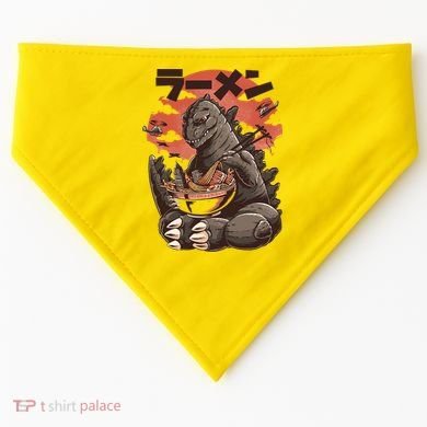 Kaiju's Ramen Sea Monster USA-Made Doggie Bandana