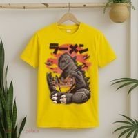 Kaiju's Ramen Sea Monster T-Shirt thumb 2