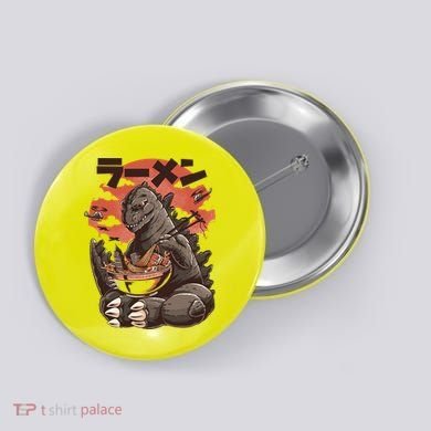 Kaiju's Ramen Sea Monster Button