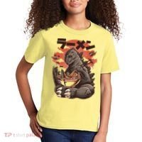 Kaiju's Ramen Sea Monster Kids T-Shirt thumb 2