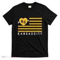 Kc Red Heart & Arrow 2 Letter Kc Kansas City Kc Love Kc Red T-Shirt thumb 0