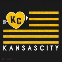 Kc Red Heart & Arrow 2 Letter Kc Kansas City Kc Love Kc Red T-Shirt thumb 7