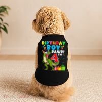 Kids Rawr Im 4 4th Birthday Boy T Rex Dinosaur 4 Years Old Gift Doggie Tank thumb 2