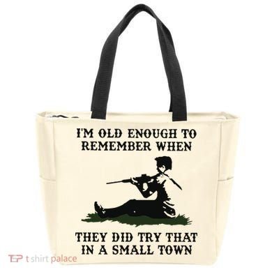 Kyle Rittenhouse Im Old Enough To Remember When They Did Try That In A Town Tote Bag