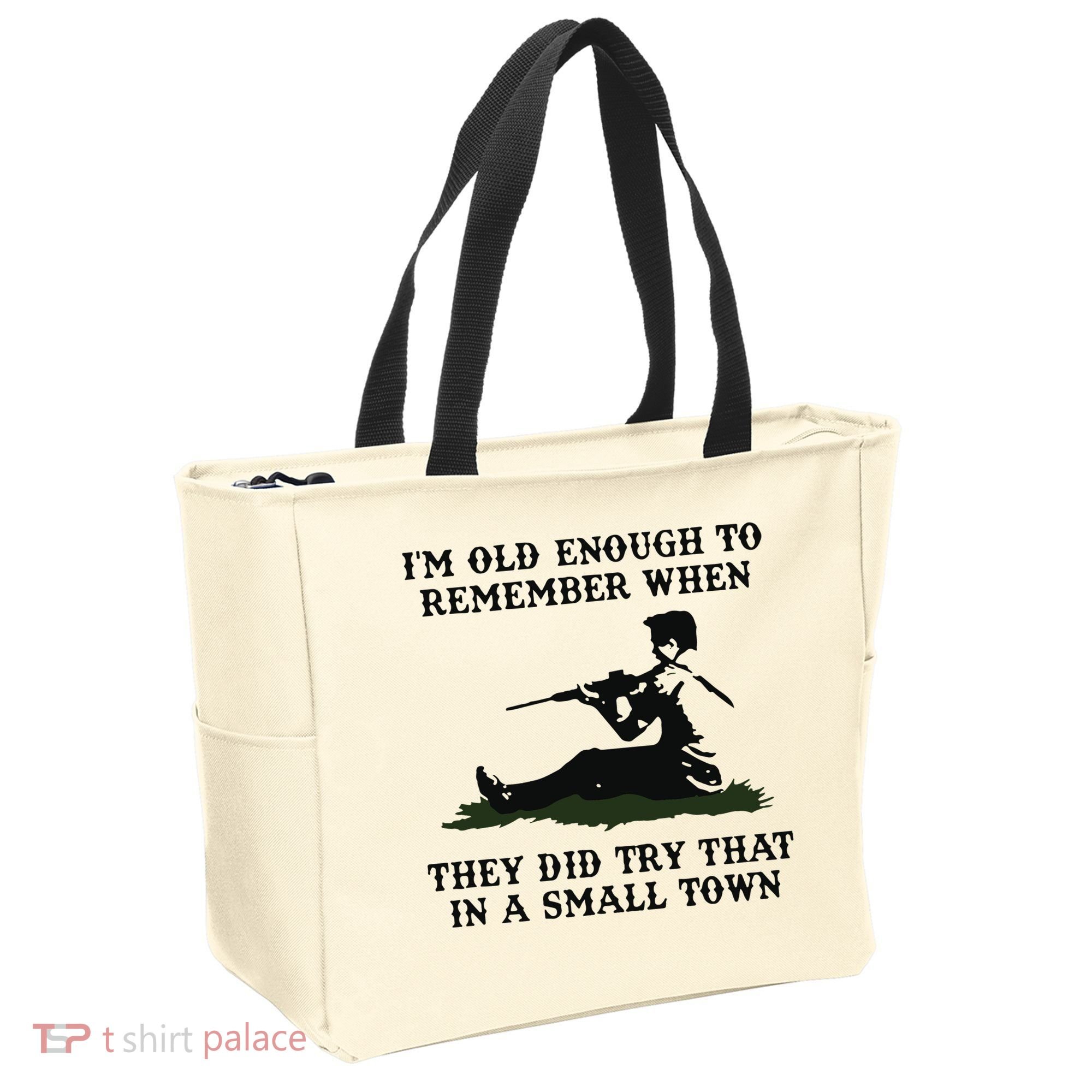Kyle Rittenhouse Im Old Enough To Remember When They Did Try That In A Town Tote Bag